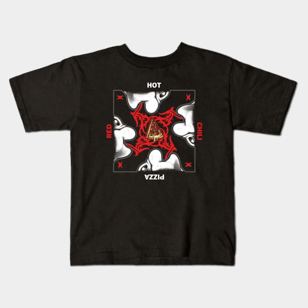 Red Hot Chili Pizza Kids T-Shirt by ES427